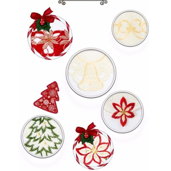 Christmas Desktop Placemat Knife and Fork Christmas Decoration (Candle) - Image 5