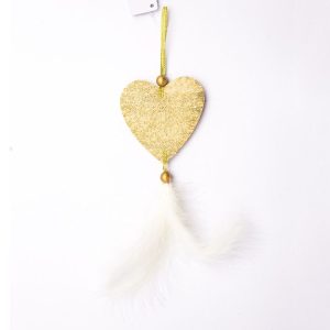 2 Packs Christmas Tree Closet Accessories Scene Decoration, Style: Love (Gold)