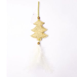 2 Packs Christmas Tree Closet Accessories Scene Decoration, Style: Christmas Tree (Gold)