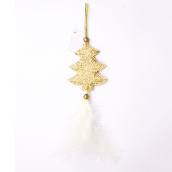 2 Packs Christmas Tree Closet Accessories Scene Decoration, Style: Christmas Tree (Gold)