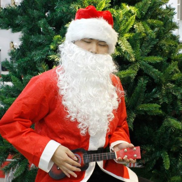 2 PCS Christmas Creative White Santa Beard Decorative Props - Image 2