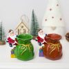 Creative Soft Ceramic Christmas Pens Painted Santa Pens (Orange) - Image 3