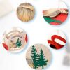 2 PCS Christmas Felt Portable Candy Gift Decorative Bag, Shape: Square (Red) - Image 4