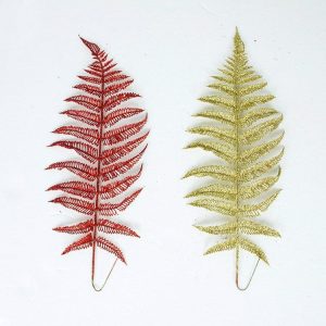 2 Bags Christmas Tree Colorful Leaf Pendant Decoration (Christmas Color Leaf4)