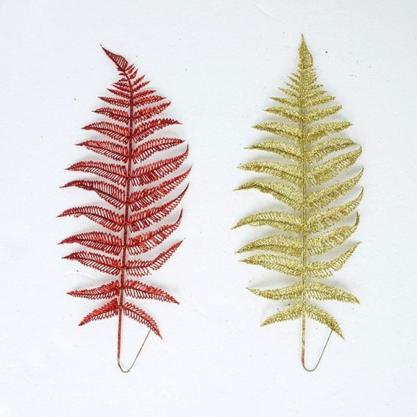 2 Bags Christmas Tree Colorful Leaf Pendant Decoration (Christmas Color Leaf4) - Image 2