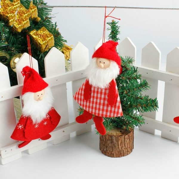 2 PCS Creative Christmas Tree Pendant Ornament (Lattice) - Image 3
