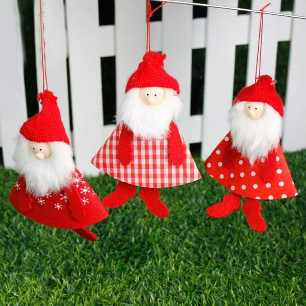2 PCS Creative Christmas Tree Pendant Ornament (Lattice) - Image 4