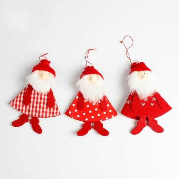 2 PCS Creative Christmas Tree Pendant Ornament (Lattice) - Image 5
