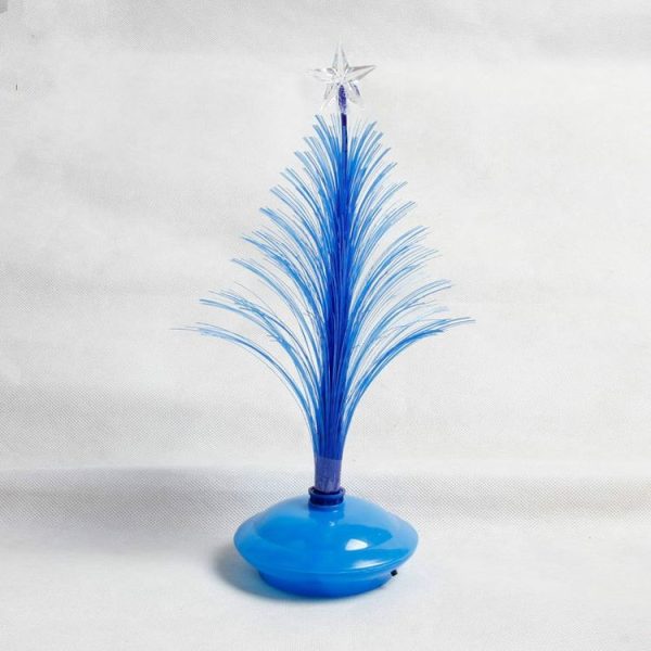 2 PCS Fiber Christmas Tree LED Light Christmas Tree Mini Desktop Small Decoration, Random Color Delivery - Image 4