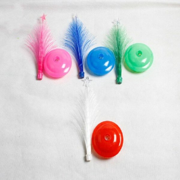 2 PCS Fiber Christmas Tree LED Light Christmas Tree Mini Desktop Small Decoration, Random Color Delivery - Image 7