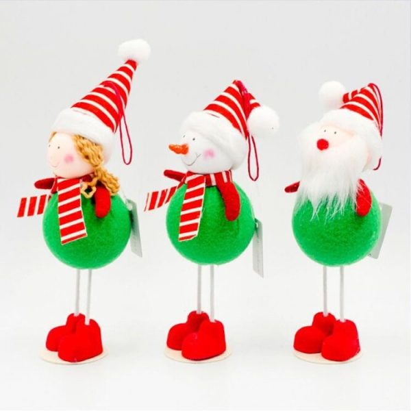 2 PCS Christmas Creative Fabric Bubble Doll Decoration Supplies (Snowman) - Image 6