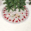 2 PCS Christmas Creative Elk Print Christmas Tree Bottom Ornament, Size: 100 CM