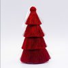 2 PCS Tassel Christmas Tree Ornaments Creative Home Decoration Ornaments (Red) - Image 2