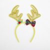 Creative Christmas Antlers Head Buckle Headband Children Adult Christmas Antler Headband (Yellow) - Image 2