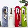 2 PCS Creative Christmas Felt Red Wine Bottle Set (Grey) - Image 3