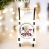 CP0761 2 PCS Christmas Decorations Santa Snowman Sleigh Christmas Tree Decoration Pendant (Snowman)