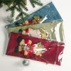 2 PCS Christmas Burlap Wine Champagne Bottle Set Doll Decoration (Blue Elk) - Image 4