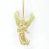 2 PCS ChristmasGold Powder Acrylic Angel Pendant Ornament, Specification: Four Angels - Image 2