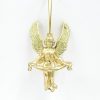 2 PCS ChristmasGold Powder Acrylic Angel Pendant Ornament, Specification: Four Angels - Image 3