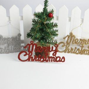 5 Packs Christmas Decoration Christmas Tree Pendant Party Decoration Christmas Letters