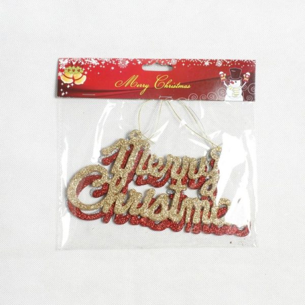 5 Packs Christmas Decoration Christmas Tree Pendant Party Decoration Christmas Letters - Image 3