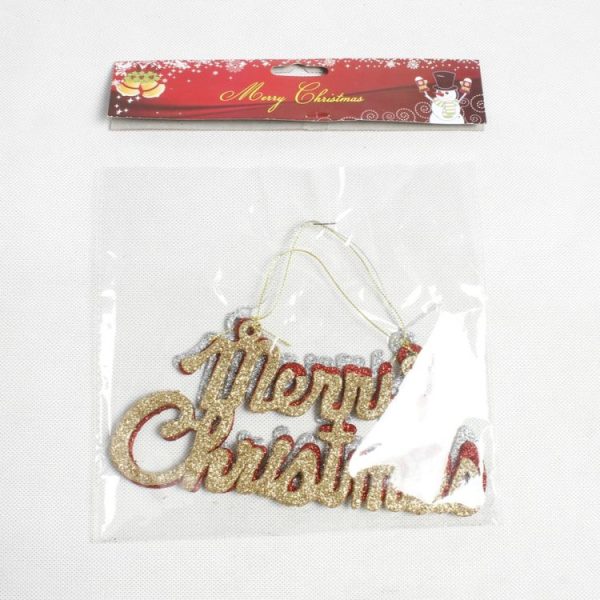 5 Packs Christmas Decoration Christmas Tree Pendant Party Decoration Christmas Letters - Image 4
