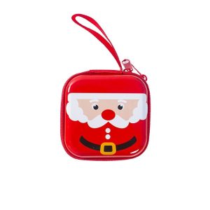 Cartoon Tinplate Square Christmas Purse Creative Kindergarten Christmas Children's Gif (E section)