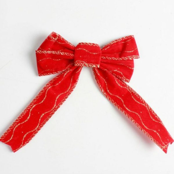 3 PCS Christmas PVC Red Bow Decoration - Image 4