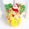 2 PCS Creative Christmas Santa Claus Particles Bubble Ball Decoration Pendant, Random Color Delivery - Image 3