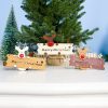 2 PCS Christmas Wooden Openwork Elk Letters Hanging Closet Pendant Decorations (Light Coffee Deer Deep Coffee Card) - Image 4