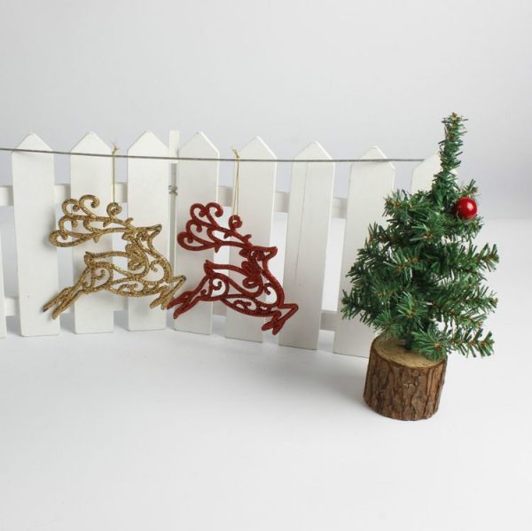 Christmas Tree Pendant Party Decoration Christmas Deer Ornament - Image 2