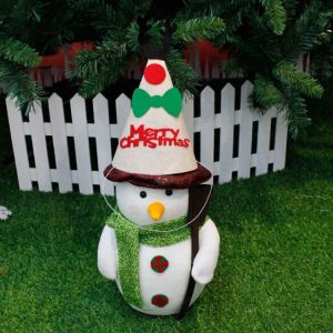 2 PCS Christmas Cartoon Non-woven Hand-assembled Gift Decorative Hat Without Dolls (Small Deer)