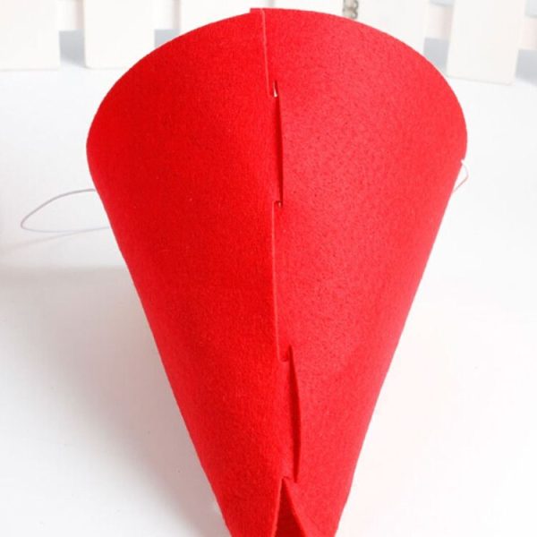 2 PCS Christmas Cartoon Non-woven Hand-assembled Gift Decorative Hat Without Dolls (Small Deer) - Image 5