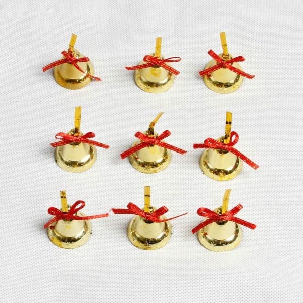 2 Sets Christmas Bell Pendant Christmas Decoration Plastic Bell - Image 2
