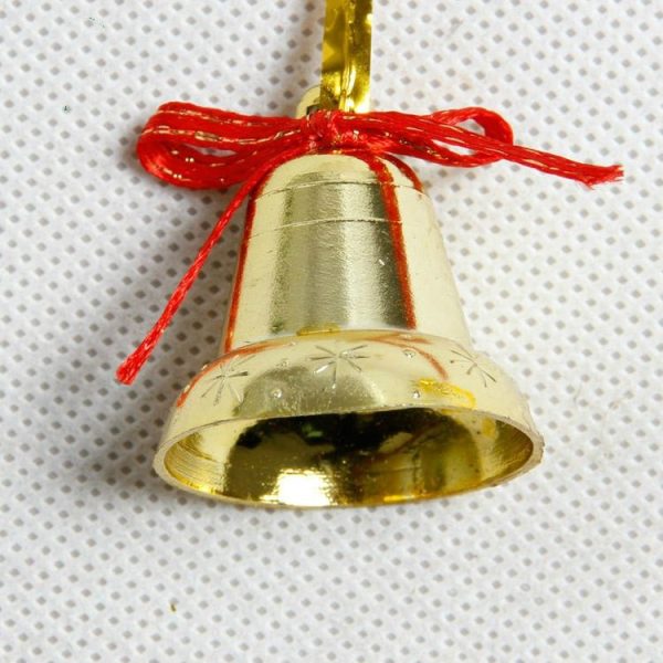2 Sets Christmas Bell Pendant Christmas Decoration Plastic Bell - Image 4