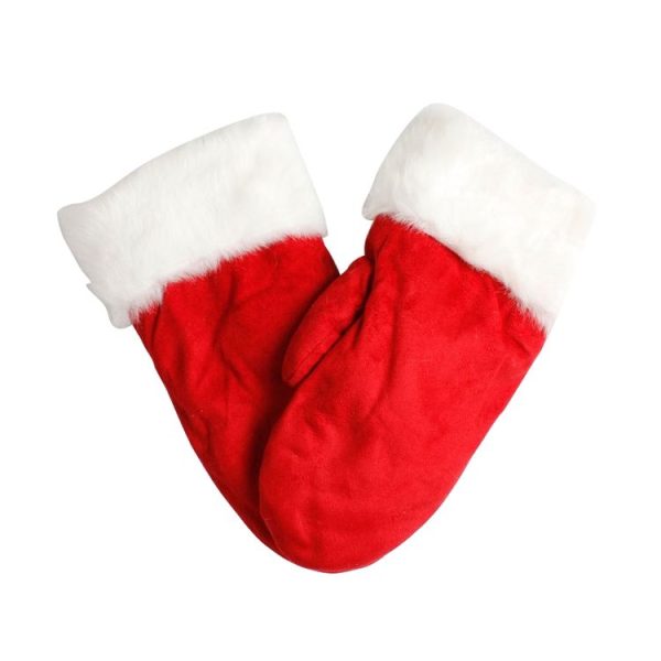 Christmas Fleece Pack Refers Double Layer Warm Padded Gloves - Image 2