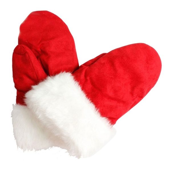 Christmas Fleece Pack Refers Double Layer Warm Padded Gloves - Image 3