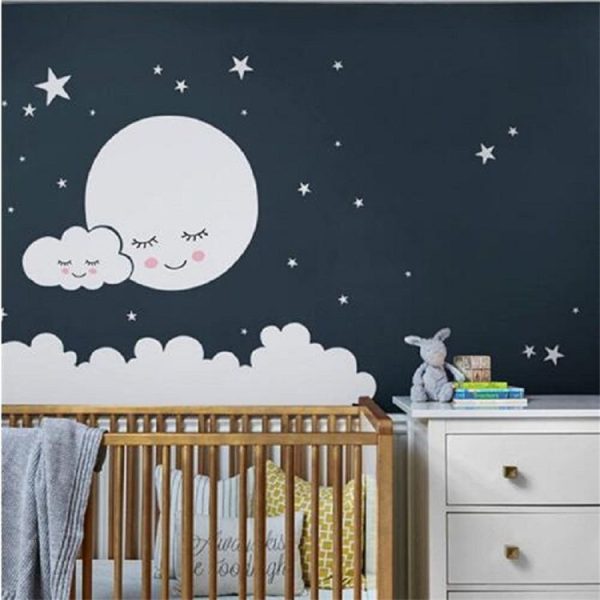 Cloud Star Moon Children Room Decoration Wall Sticker, Size: 157cm x 157cm - Image 2