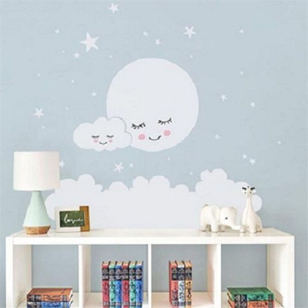 Cloud Star Moon Children Room Decoration Wall Sticker, Size: 157cm x 157cm - Image 3