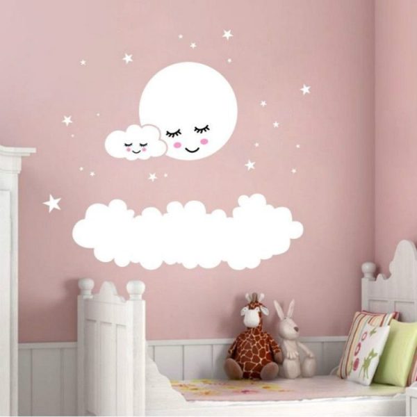 Cloud Star Moon Children Room Decoration Wall Sticker, Size: 157cm x 157cm - Image 5