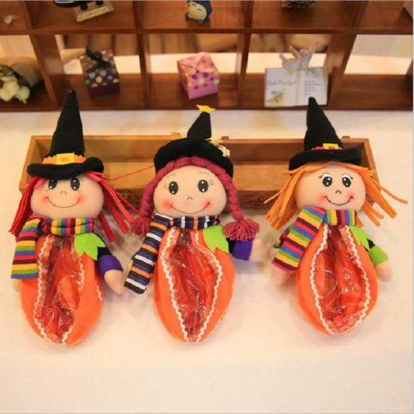 Halloween Cute Cartoon Transparent Plastic Bags Party Decorations Halloween Candy Backpack, Style: 03 - Image 4