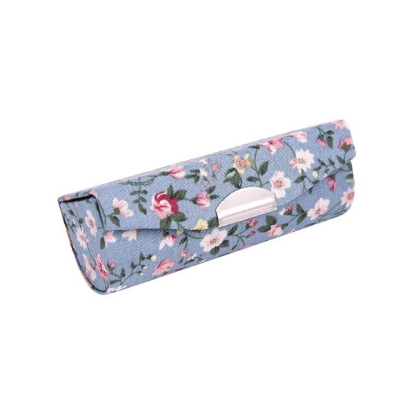 Mini with Mirror Portable Makeup Box Lipstick Box (Blue) - Image 2
