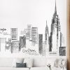 Creative City Building Wall Sticker Bedroom Living Room Sofa TV Background Wall Decoration Large Stickers (City) - Image 6