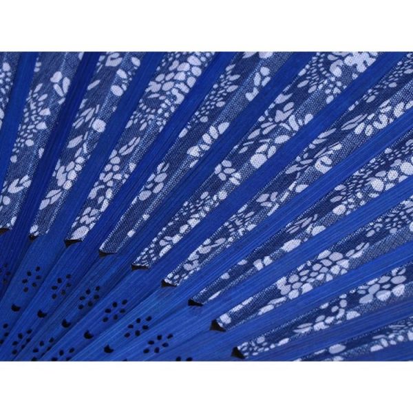 2 PCS 6 inch Women Single-sided Bamboo Fan Fabric Fan Featuring Craft Fan, Random Pattern Delivery - Image 8