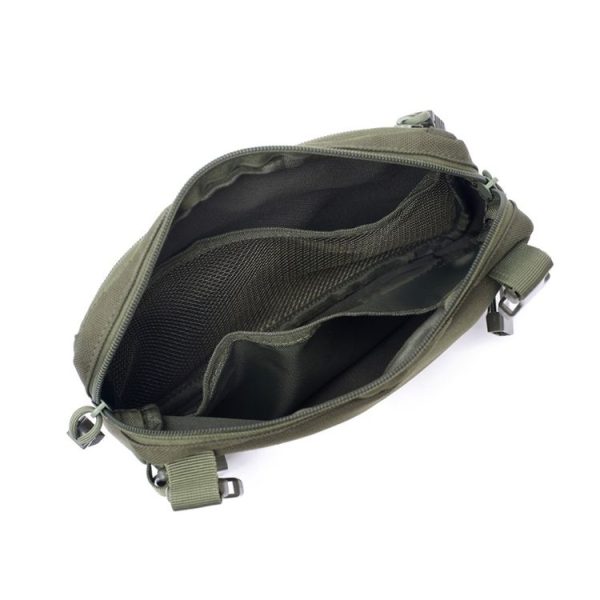 Multi-functional Chest Bag for Outdoor Sports Portable Storage Backpack (Black) - Image 5