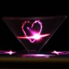 10 PCS 3D Pyramid Magic Projection Mobile Phone Simple Holographic Projection Film - Image 6