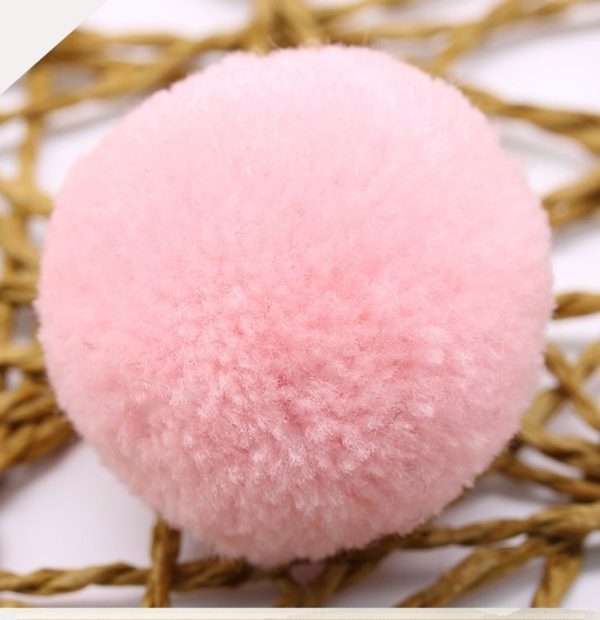 10 PCS Candy Color Toy Ball Decoration Fur Ball (Pink) - Image 2