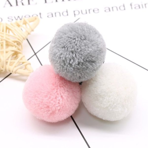 10 PCS Candy Color Toy Ball Decoration Fur Ball (Pink) - Image 3