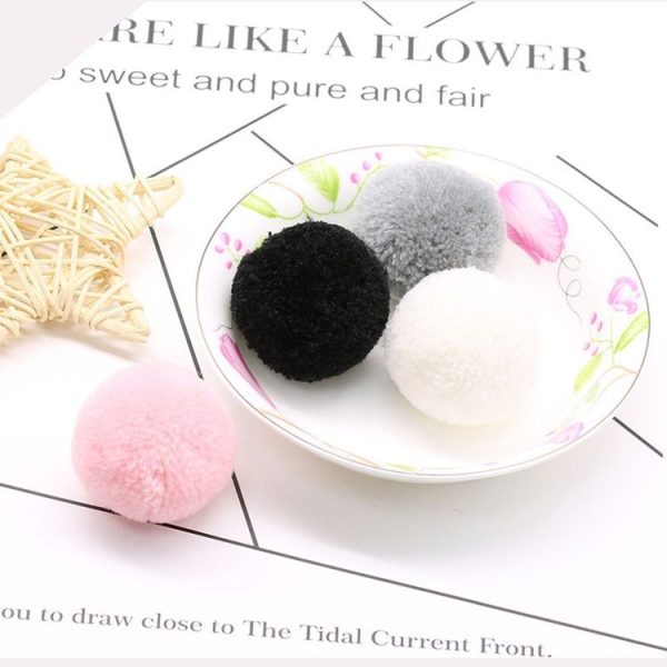 10 PCS Candy Color Toy Ball Decoration Fur Ball (Pink) - Image 6