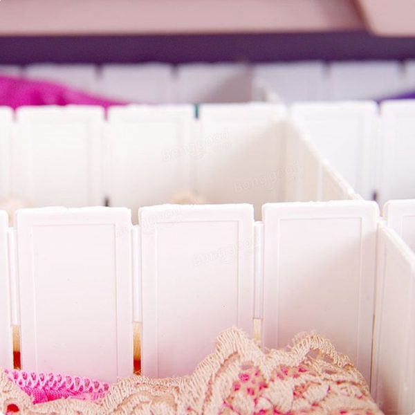 4 PCS 7x43cm S Heightening and Thickening Multiple Free Combination Plate Cabinet Drawer Partition Board Storage Organizer - Image 2